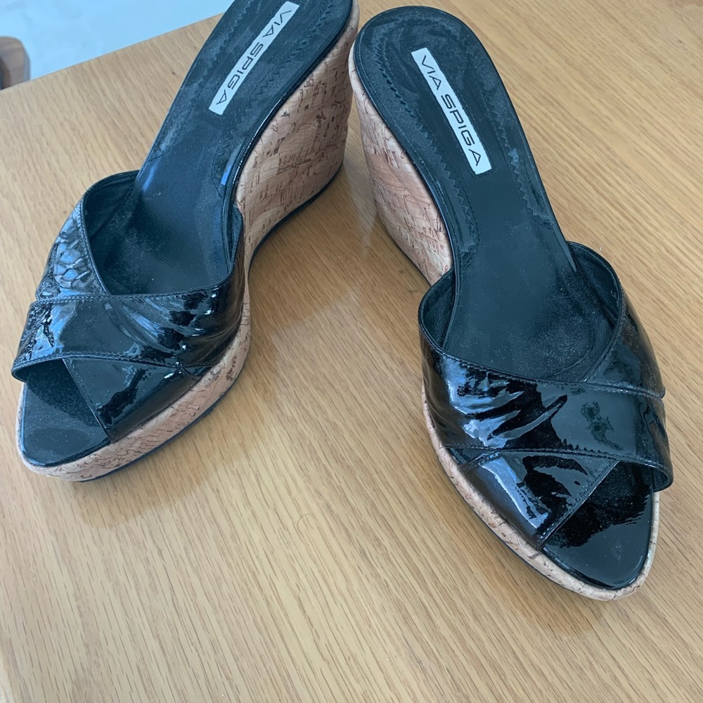 Via Spiga Wedge Sandals